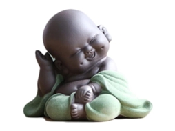 2026 estatua de Buda Sonriente En Miniatura de Cerámica Decorativa para Mesa de Té Y Decoración Del Hogar.