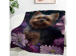 Manta para Cães Daisy 100x130 Cm Multifuncional Macia Confortável em Flanela Ideal Cama Escritório Cochilo e F