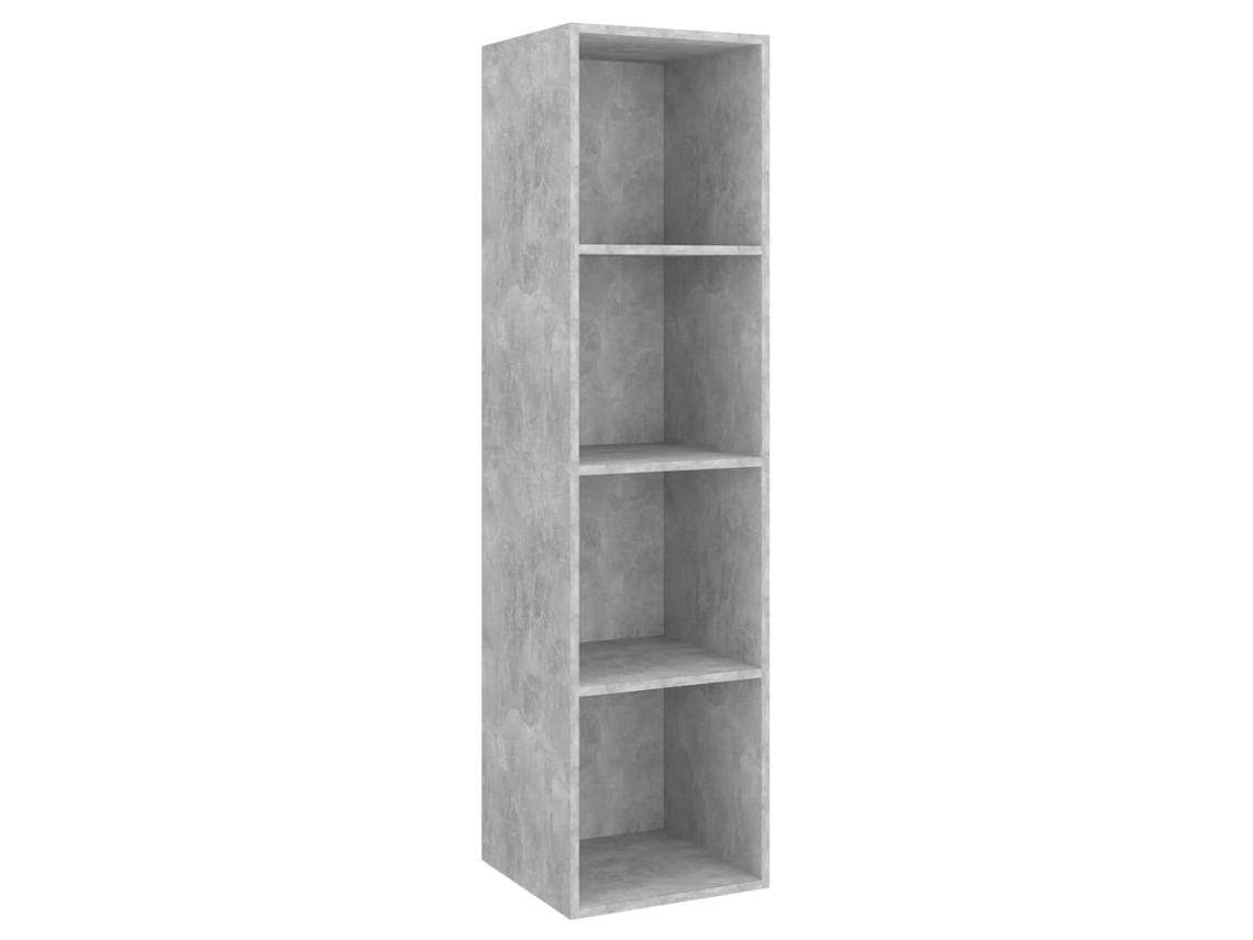 Tv Cabinet, Tv Cabinets Vidaxl Cinzeto Madeira Processada (n/a)