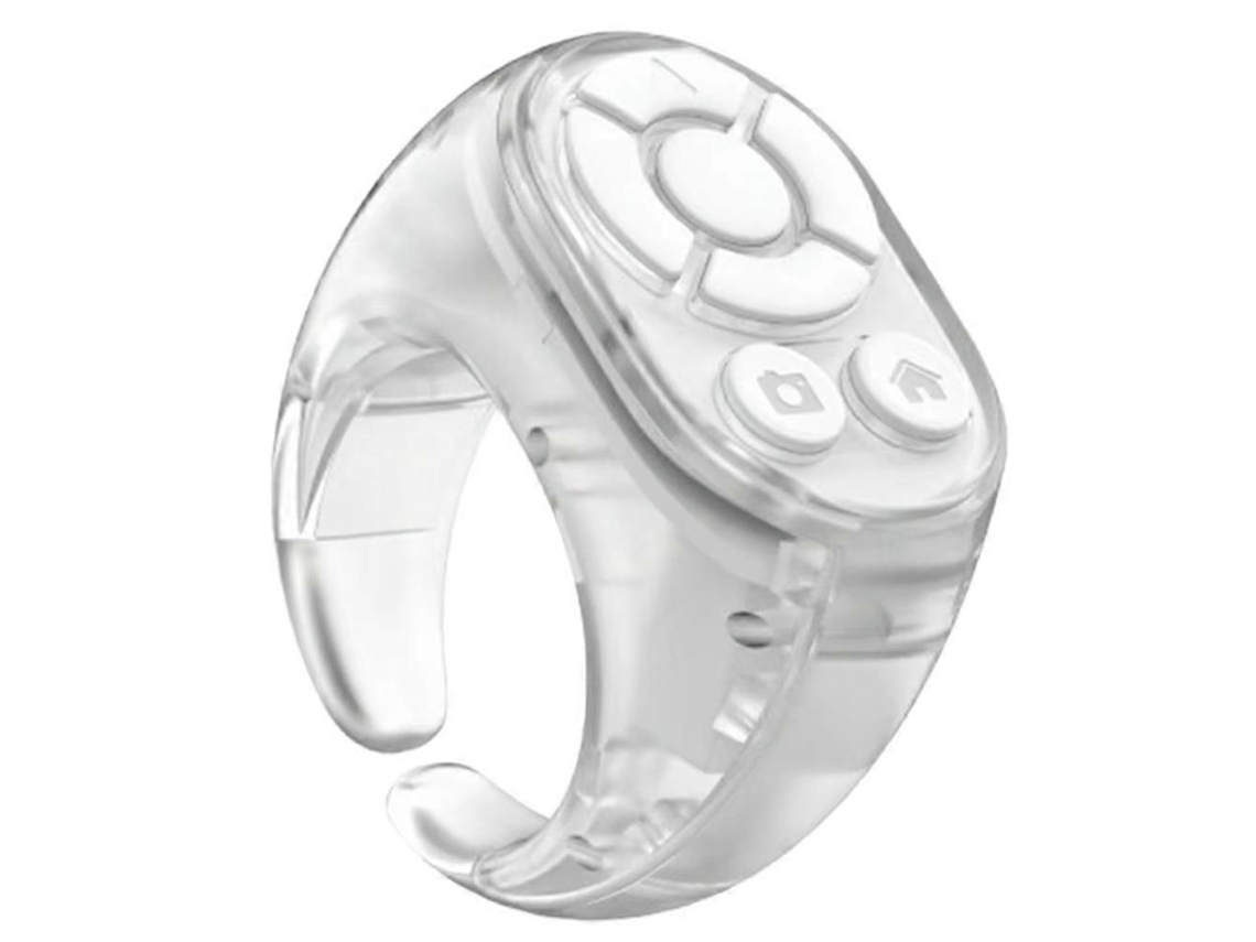 O Ring Remote Control É Compatível Com Iphone, Bluetooth, Função De Virar Páginas, Disparador De Câmera, Para Celulares Ios E Android.