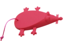 Batente De Porta Silicone Abaodam Para Segurança, Cor Vermelha, Ideal Para Presentear