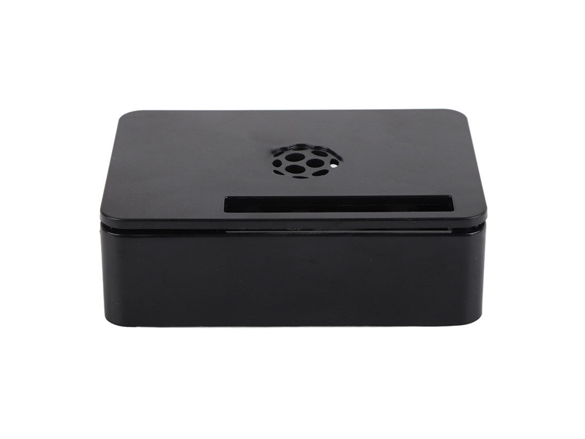 Capa protetora ABS premium para Raspberry Pi 3 modelo B (capa protetora) (preta)