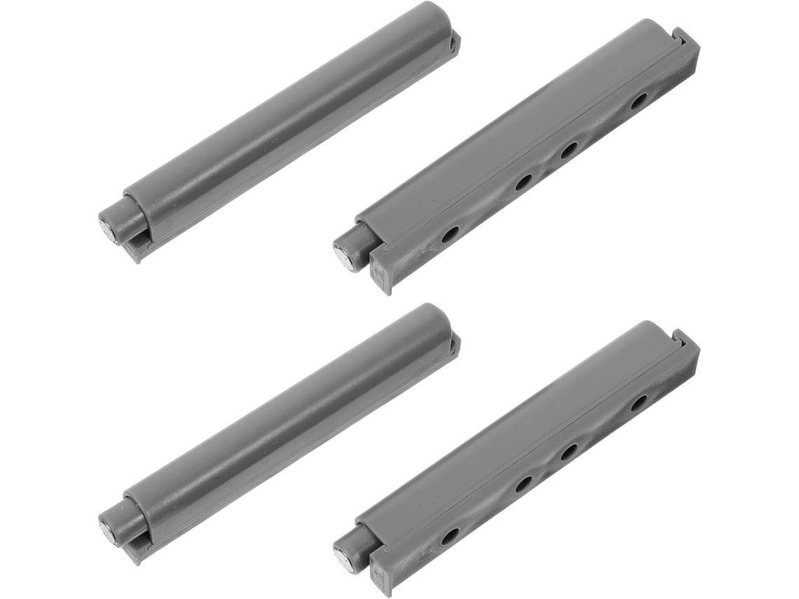 Amortecedor De Porta Guarda Roupa, 4 Peças, Fechamento Suave, Absorvedor De Choque, Amortecedor De Porta Armário Metal