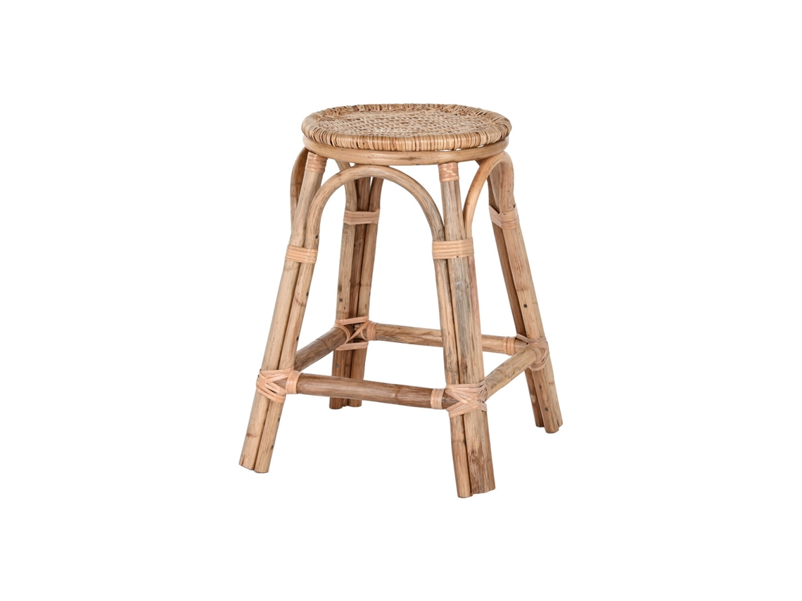 Banqueta de Vime Natural 37x37x49,5cm ALEXANDRA HOUSE LIVING