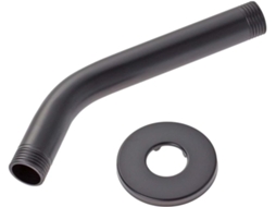 Suporte De Teto Para Braço Chuveiro Ukcoco Em Aço Inoxidável Preto, Com Fácil Instalação E Resistência A Minerais