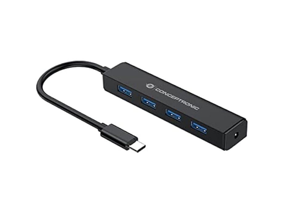 Hub Usb 3.0 De 4 Portas Conceptronic Ctc4usb3 Preto Usb C Aquaforge
