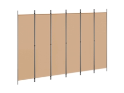 Conjunto 1 Divisor De Ambiente Vidaxl Bege Poliéster (300 X 200 Cm)