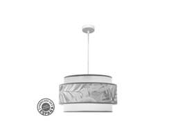 3p Pingente Camarões 3xe27 Branco/cinza Regx50x50 Cm Fabrilamp