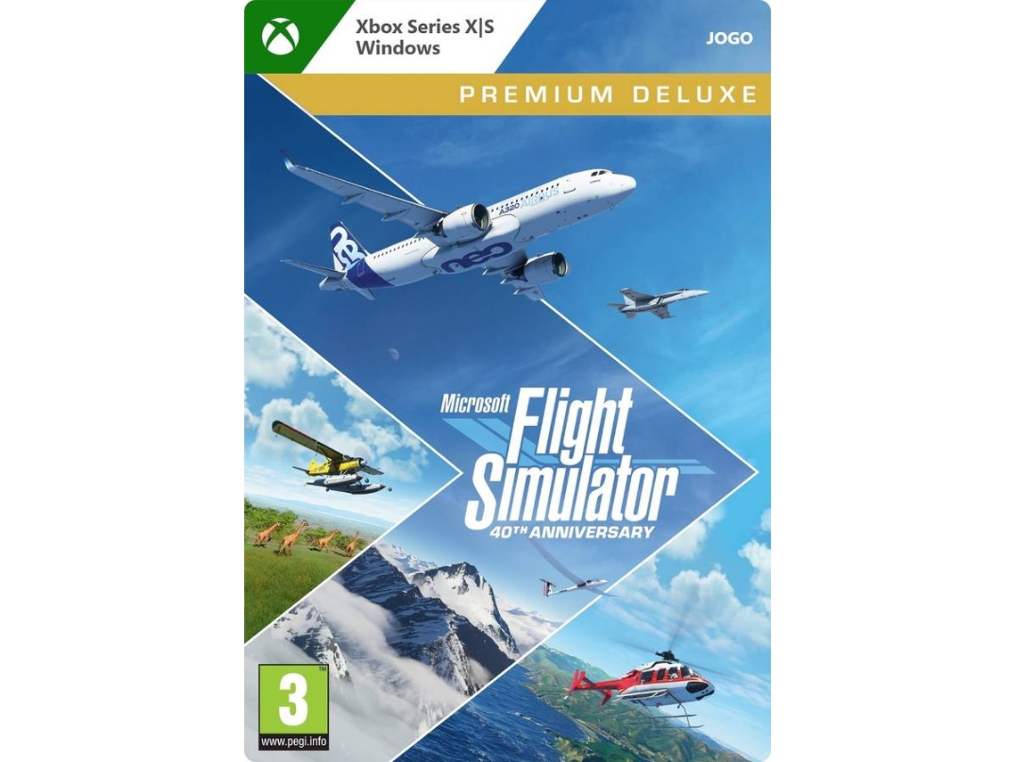 Jogo Xbox Flight Simulator 40Th Anniversary (Premium Deluxe Edition - Formato Digital)