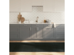 Vidaxl Tapete Retangular 100x1000 Cm Bambu Cinzento