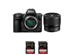 Z8 + Z Mc 50mm F/2.8 Macro + 2 Sandisk 128gb Uhs ii 300mb/s Máquina Fotográfica Híbrida Full frame + Ebook Pricedirect NIKON