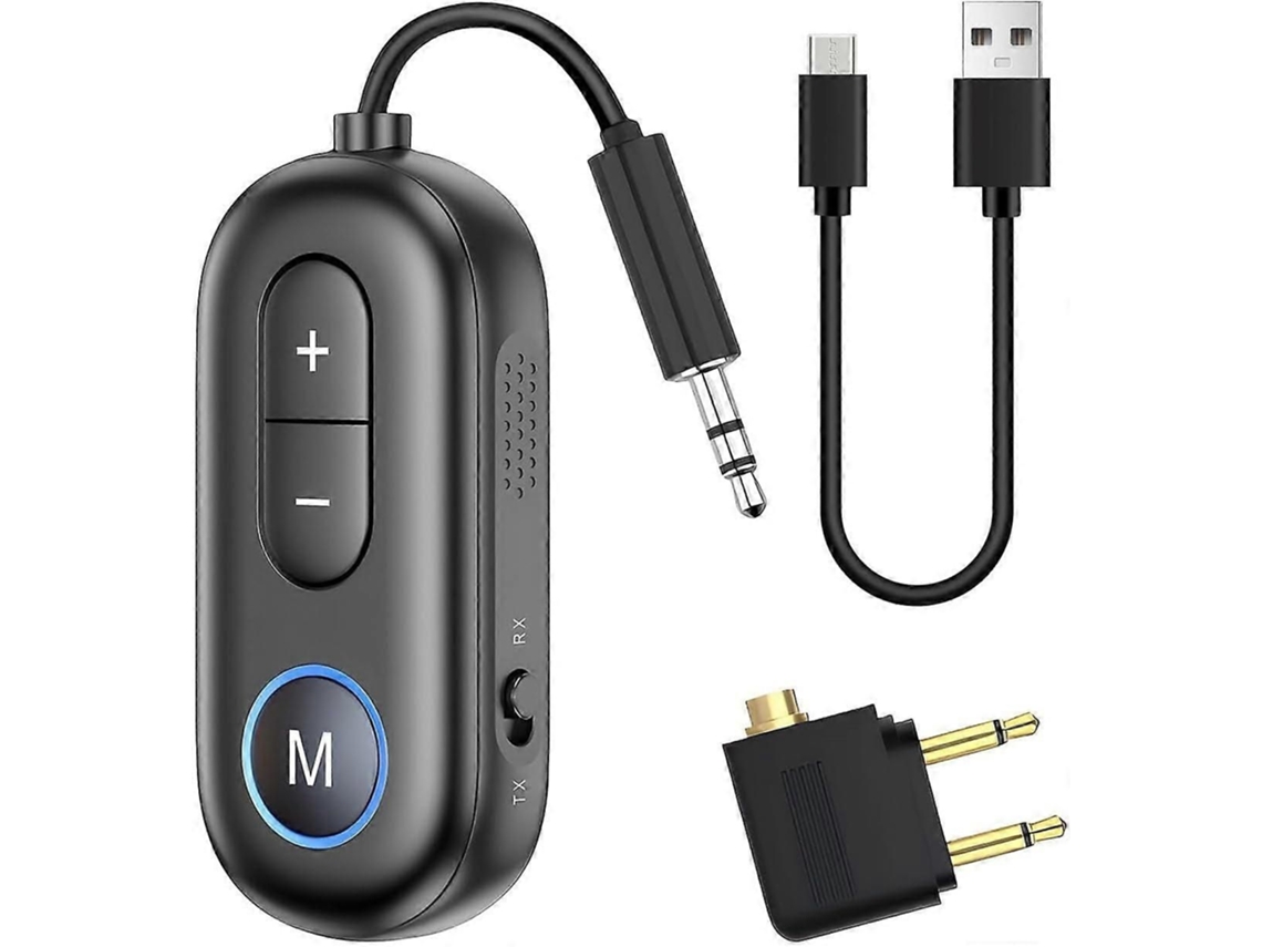 Transmissor e Receptor Bluetooth 5.3 2 em 1 GOKOCO com Emparelhamento Duplo e Compatível com Airpods
