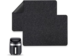 4× Tapete Resistente Ao Calor Antiderrapante Protetor de Bancada para Fritadeira de Ar Tapete À Prova de Calor SUNNY SPACES