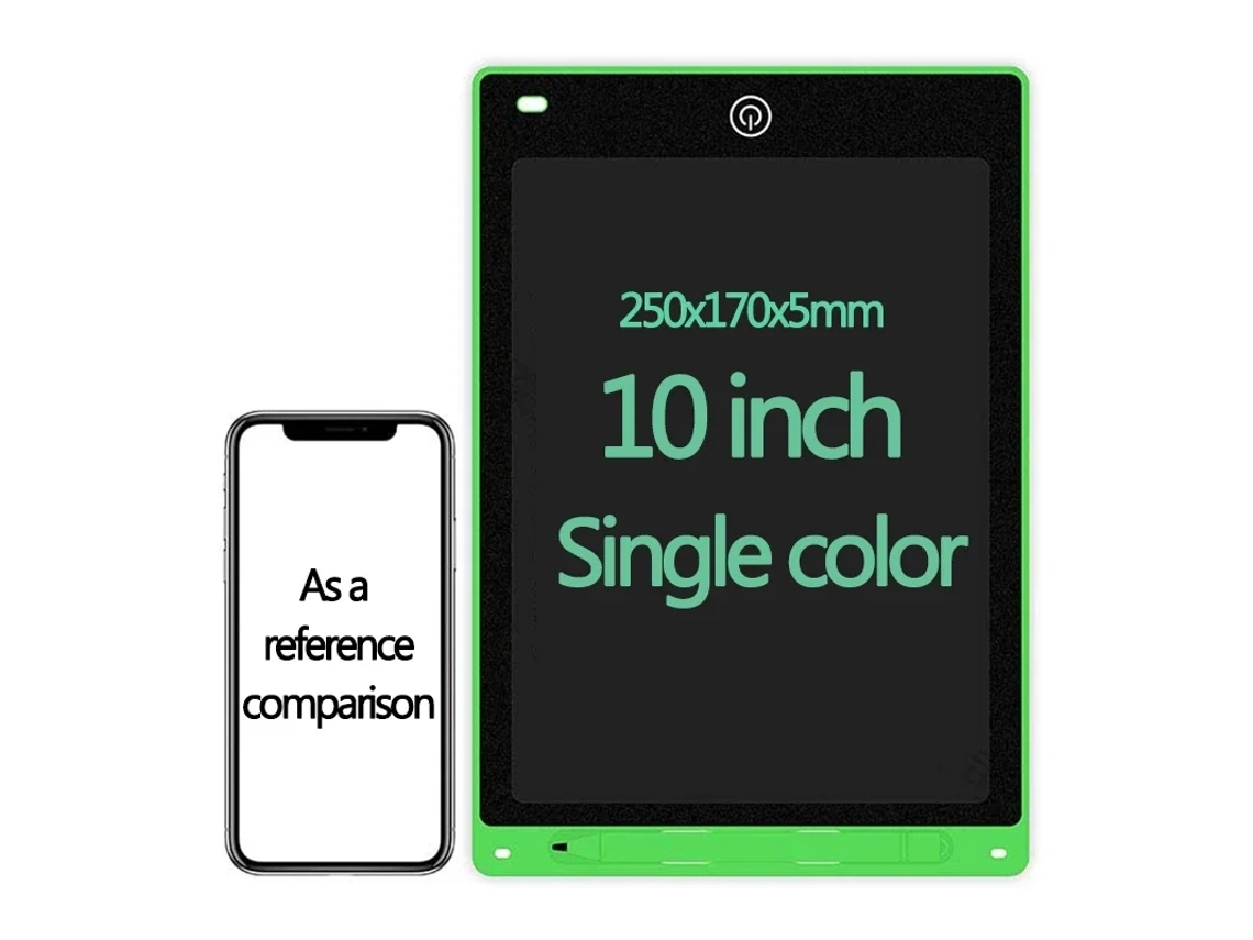 Tablet De Desenho Lcd 10/12 Polegadas, Quadro Para Crianças, Brinquedo Caligrafia, Negro Mágico, Presente Crianças Aquaforge