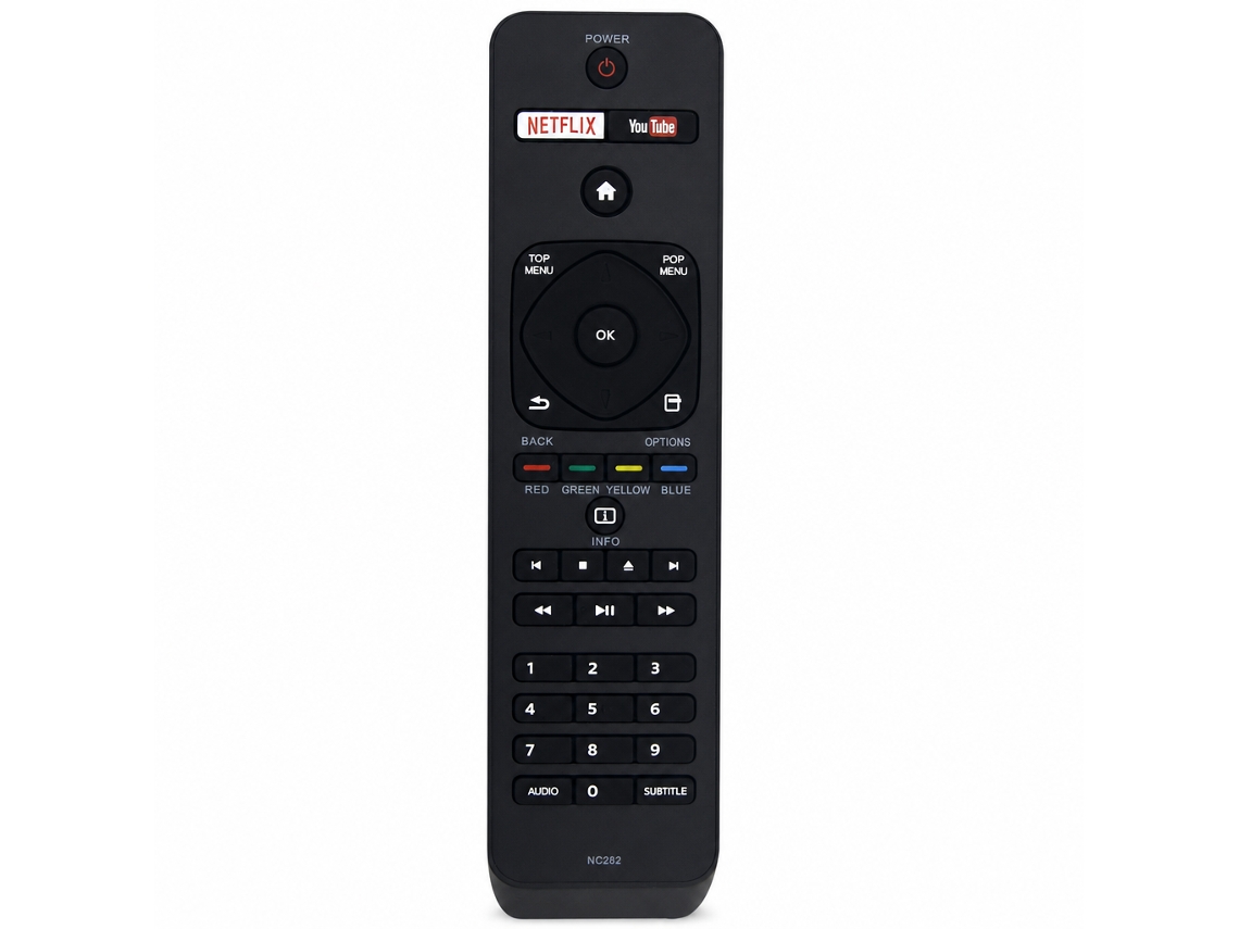 Comando À Distância Nc282 Compatível Com Tv Philips, Leitor Blu-ray E Dvd_dae
