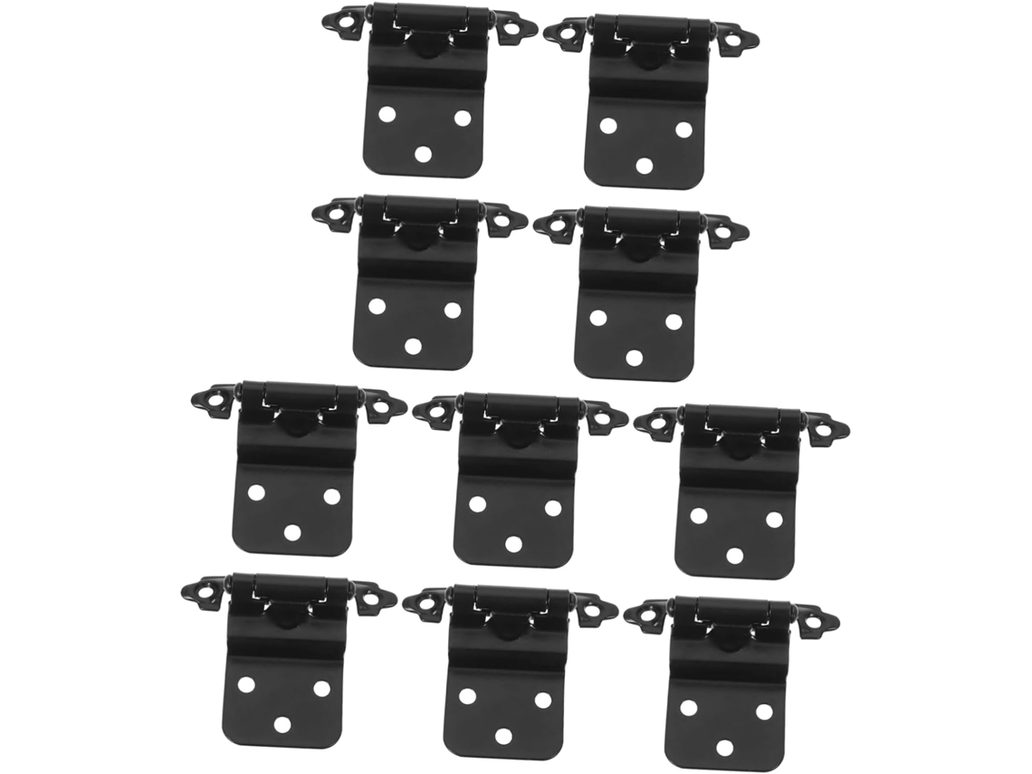 Conjunto De 10 Dobradiças Americanas Ferro Com Mola Para Portas