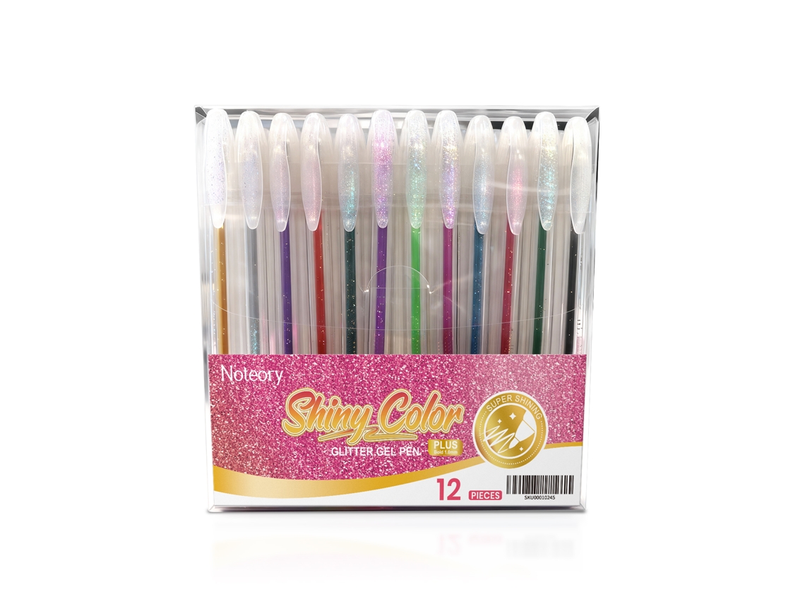 Caneta Gel Brilho com Efeito Shimmer LAXISCREED para Decorar e Escrever