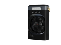 Laxiscreed Ventilador De Mesa Com Bateria E Spray De Água Para Escritório E Dormitório