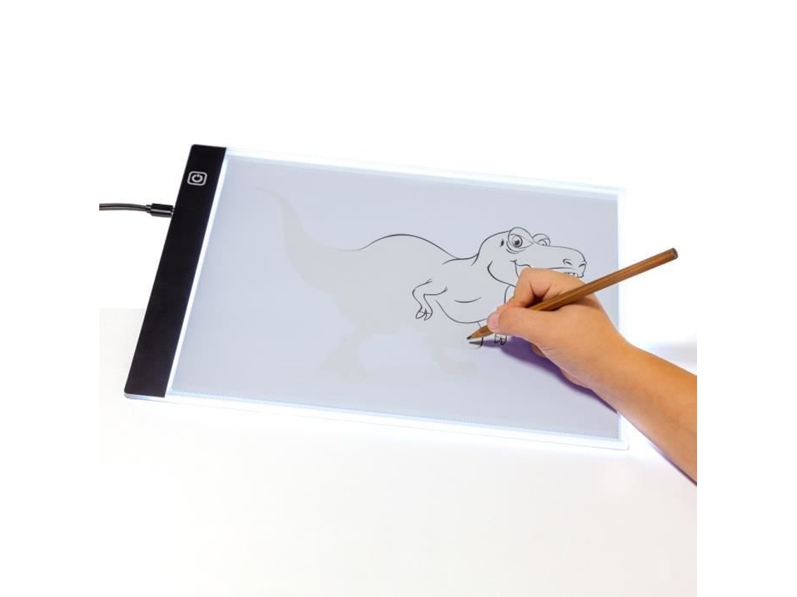 Quadro De Luz A4 Molto Projetor Mágico Multicolorido Branco Para Crianças Aquaforge