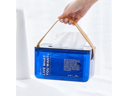 Caixa De Lenços Pet Transparente, Dispensador De Lenços Faciais Quadrado, Suporte De Bancada Aquaforge