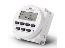 Temporizador, Lcd Digital de 1, 6 Polegadas, 220v Ac, Programável de 7 Dias com Relé Interno, Modelo Tm618n 2 AQUAFORGE