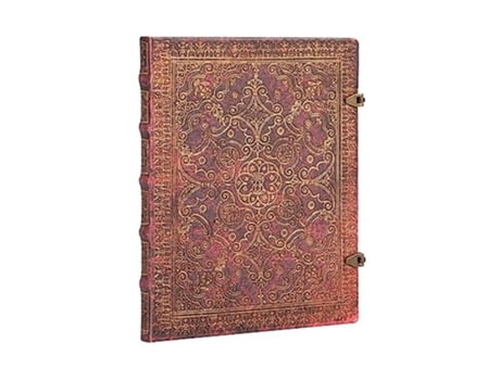 Livro Carmine Ultra Lined Hardcover Journal de Hartley & Marks (Inglês - Capa Dura)