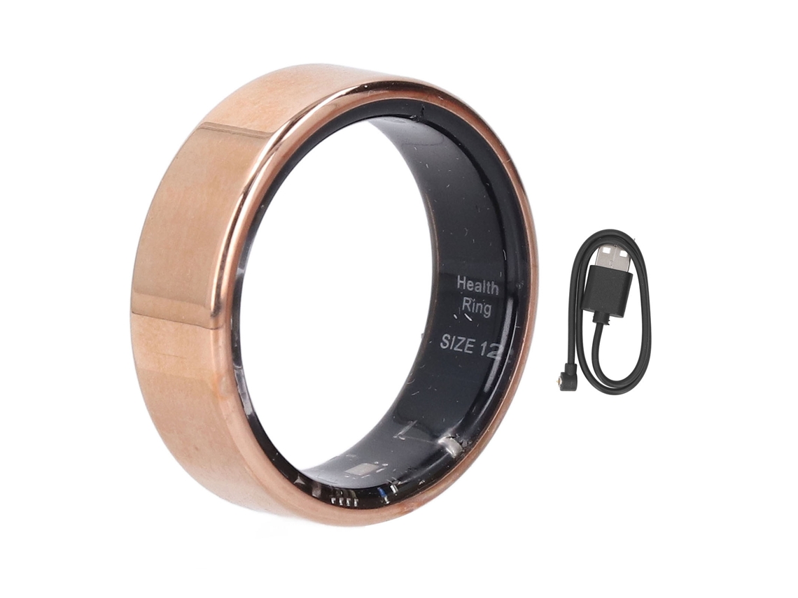 Rastreador Saúde Inteligente Dourado Aço Inox Resistente Água