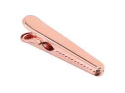 Pinza Hermética 7,9 Cm Acero Inoxidable Diseño Resistente Herramienta de Cocina Oro Rosa
