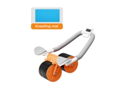Roda De Rolo Abdominal Com Rebote Automático E Suporte Para Cotovelo Aquaforge
