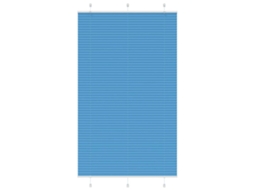 Vidaxl Plissado Cego Azul 115x200 Cm Largura Tecido 114,4 Cm Poliéster