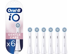 Recarga Escova Eléctrica ORAL-B iO Gentle Care Branco (6 unidades)