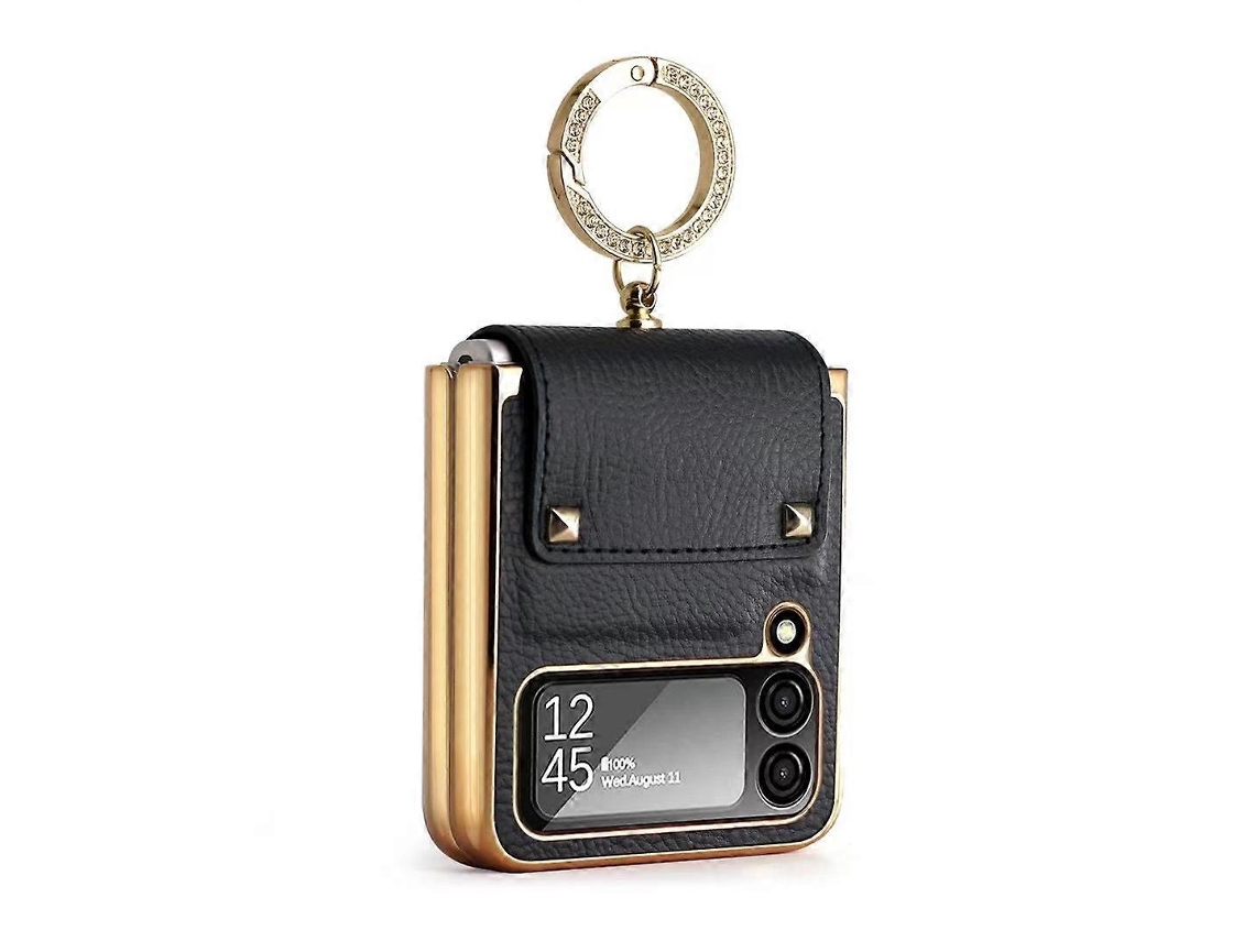Capa Dobrável Com Anel, Compatível Com Zflip4 Para Celular Samsung.