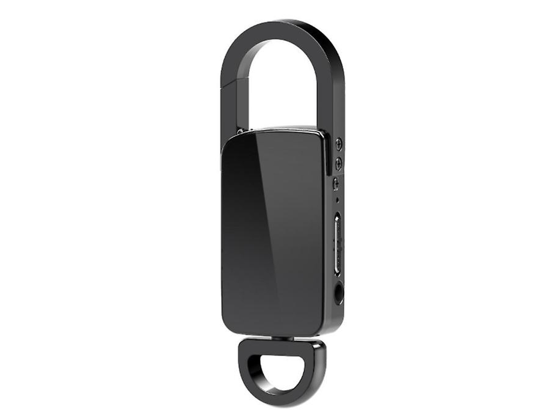 Gravador De Voz De Chaveiro, Gravador De Voz Digital Usb Para Palestras, Reuniões, Salas De Aula 32 Gb Yizhood (preto)