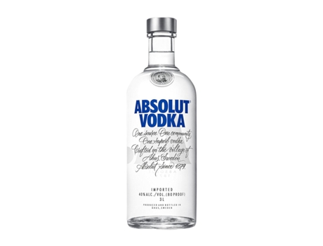 Vodca ABSOLUT Garrafa Jéroboam-Duplo Magnum (3 L - 1 Unidade)