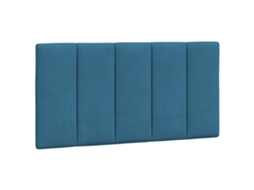 Travesseiro de Cabeça Hanko 100 cm Veludo Azul MAISON EXCLUSIVO