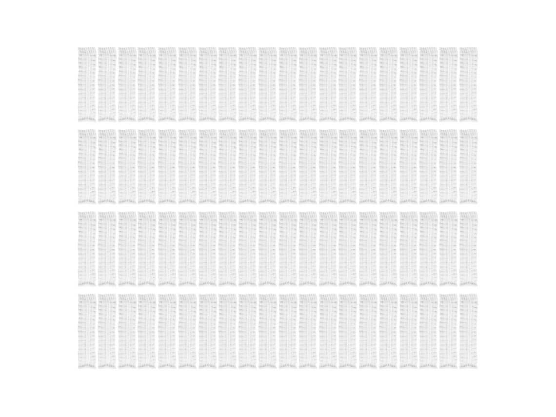 Aetheria 100 Capas Descartáveis para Almofadas de Ouvido Elásticas Higiênicas para a Maioria Dos Fones de Ouvido Branco