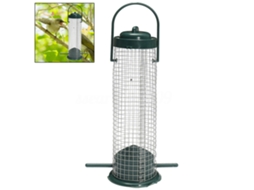 Comedouro para Pássaros Selvagens Plástico com Grade de Arame Hanging Jardim Outdoor S/MARCA