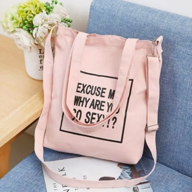 Mochila Escolar, Feminina, Em Lona, Multifuncional Com Bolsa De Ombro