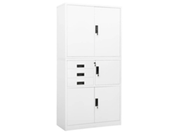 Office Cabinet, Office Cabinets Vidaxl Branco Aço (n/a)