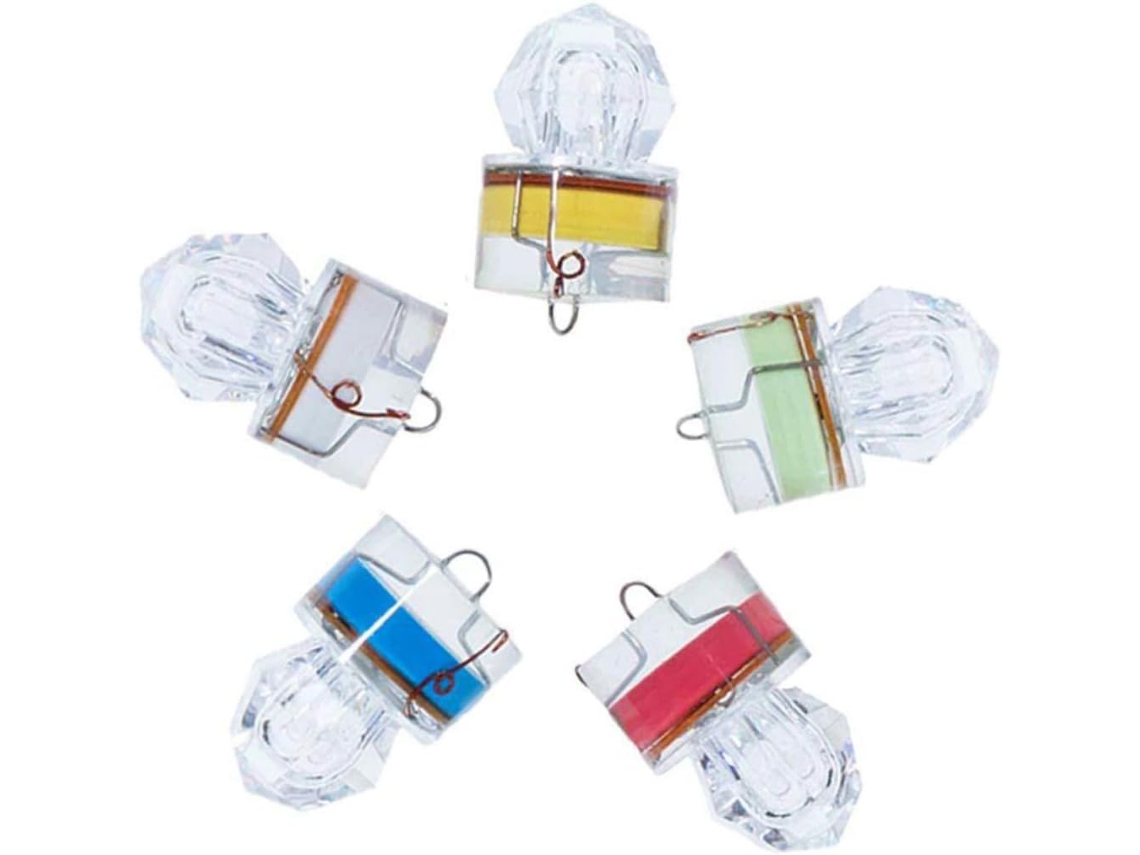 Conjunto De 5 Peças De Luzes Led Submersíveis Para Iluminação De Iscas Em Alto Mar, À Prova D'água.