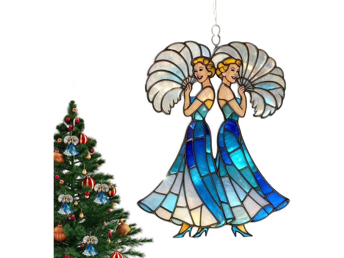 Enfeite De Natal Plano Em Acrílico 2d Para Festa Temática De Fraternidade |