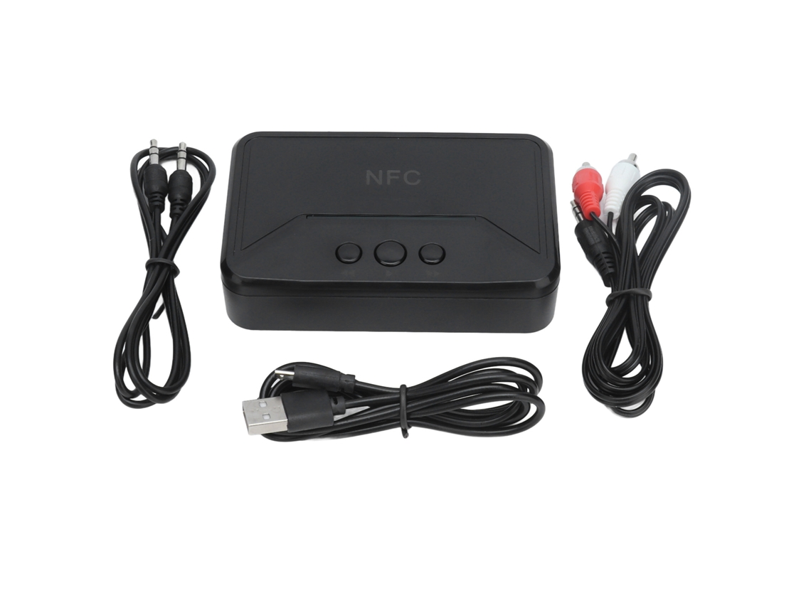 Adaptador Usb Bluetooth 5.0 Com Receptor Nfc Sem Fio E Carregamento Estável (preto)