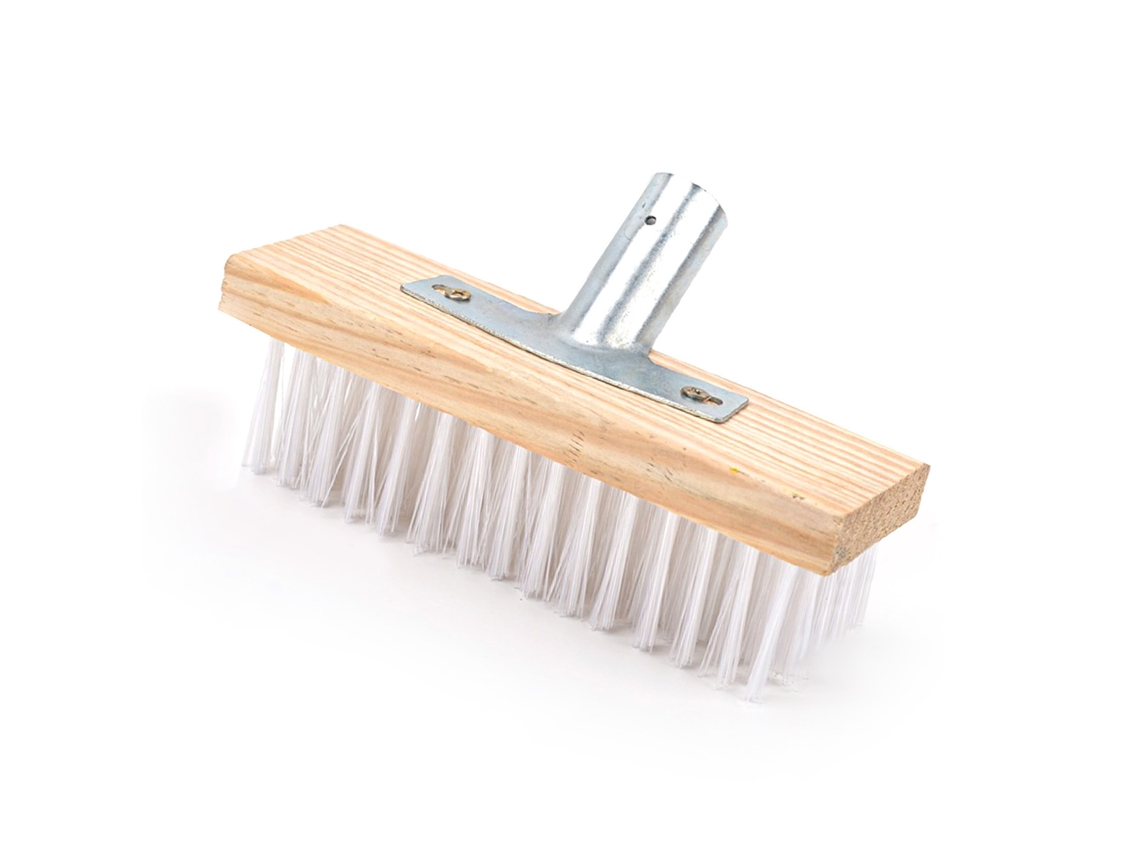 Cabezal De Escova De Chão Com Cerdas De Nylon Para Substituição, 20cm, Para Escadas, Terraço, Azulejos De Deck