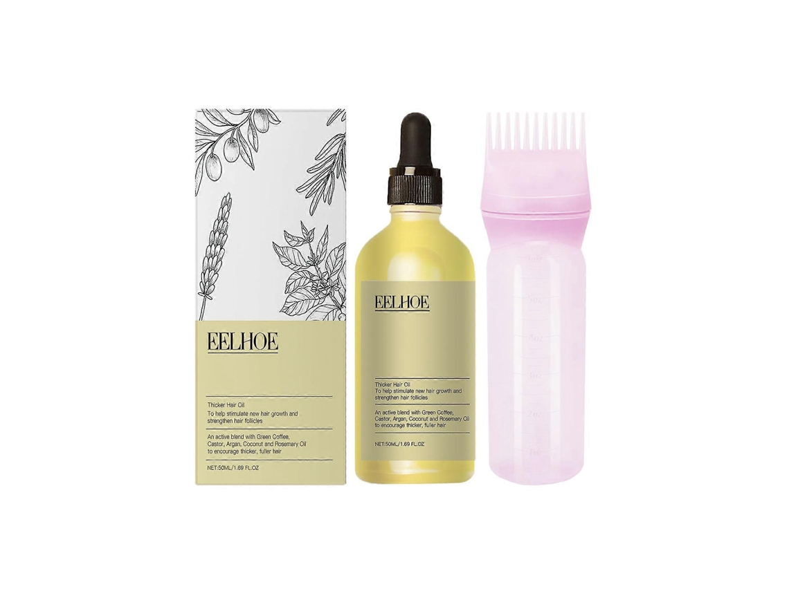 Kit De Óleos Vegetais Nutritivos Para Cabelos Com Coco E Alecrim: Cabelos Macios, Suaves E Brilhantes