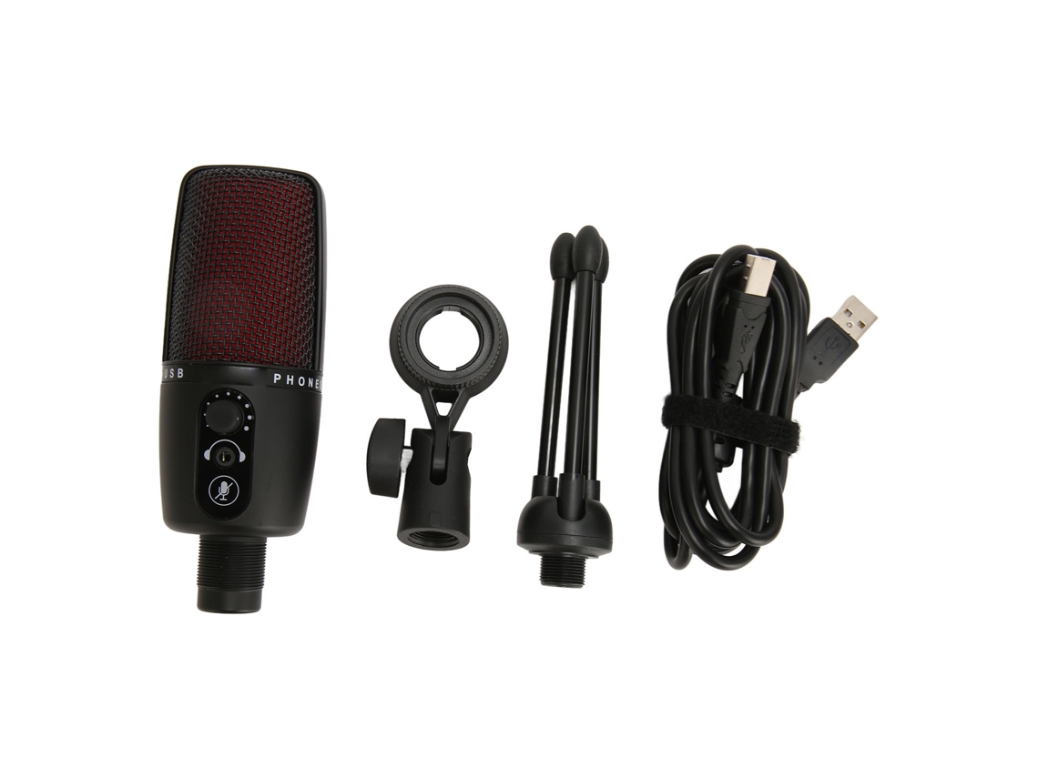 Aetheria microfone Condensador Usb com Rgb Cardióide para Gaming Streaming Gravação no Pc