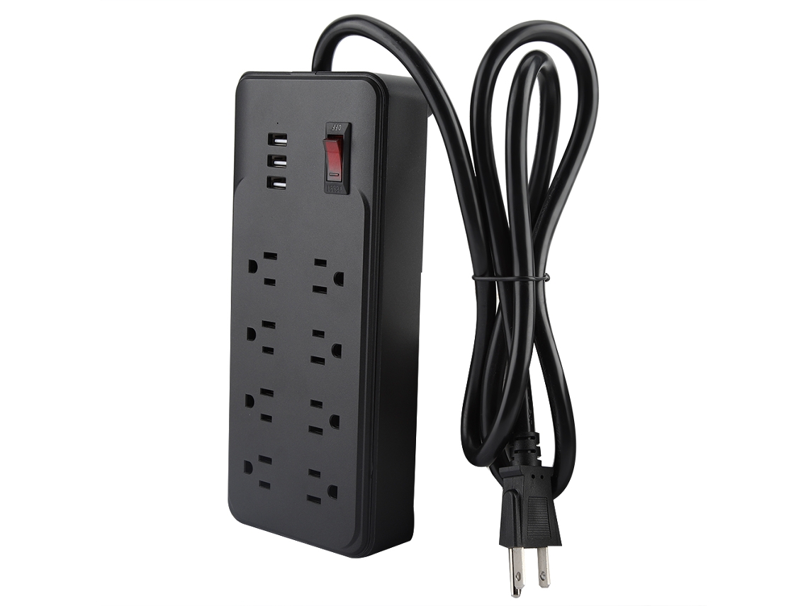 Laxiscreed Tomada Smart Multifuncional Estilo Americano Com Usb E Compatível 110-250v