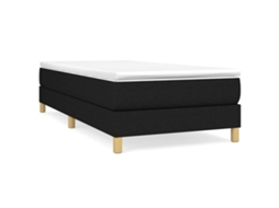 Box Spring Bed, Box Spring Beds Vidaxl Preto Tecido (90 X 200 Cm)