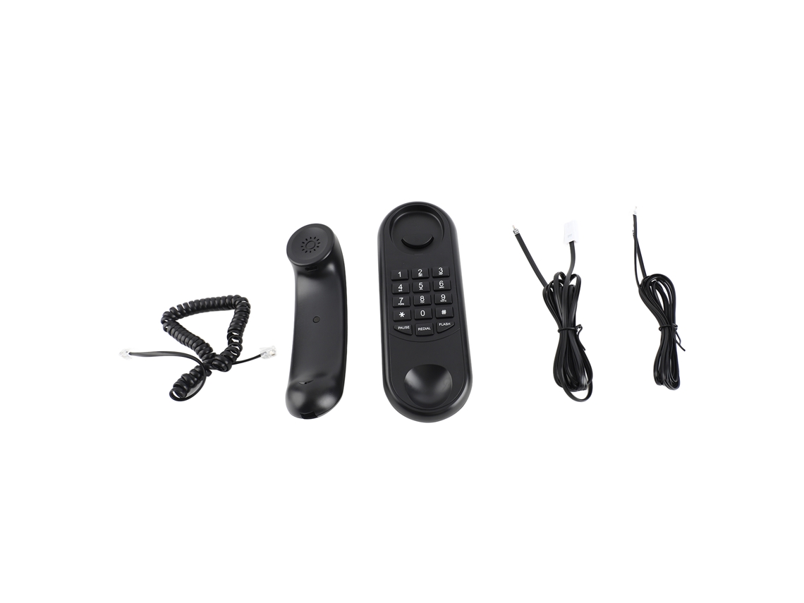 2026 telefone Fio Portátil Pausa/rediscagem/flash Montável em Parede Casa Escritório Hotel Call Center