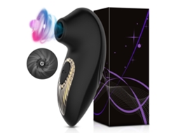 Vibrador para Mulheres MDUG com Ventosa Vaginal, Silicone (preto)
