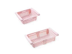 Organizador de Gaveta Retrátil para Refrigerador 20.5x16.4x7.6cm